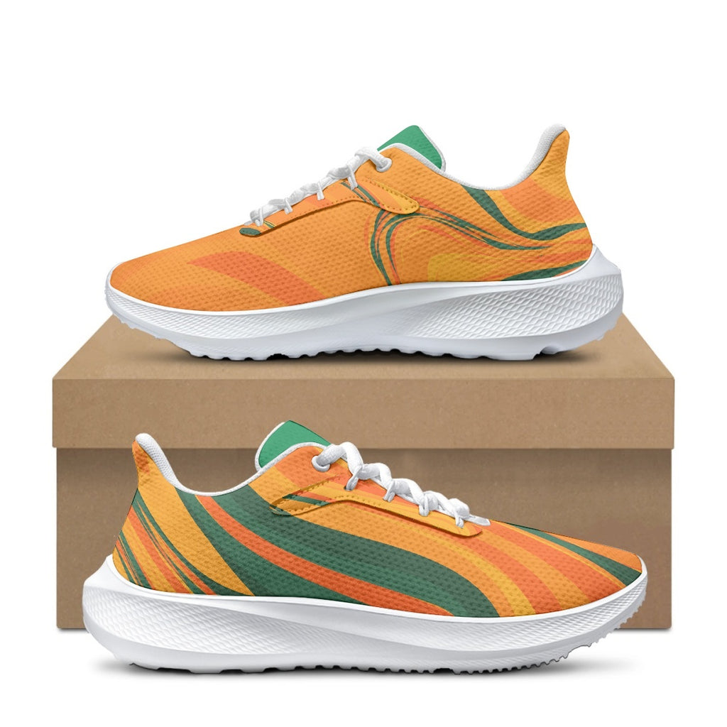 FAMU Orange & Green Waving Running Shoes