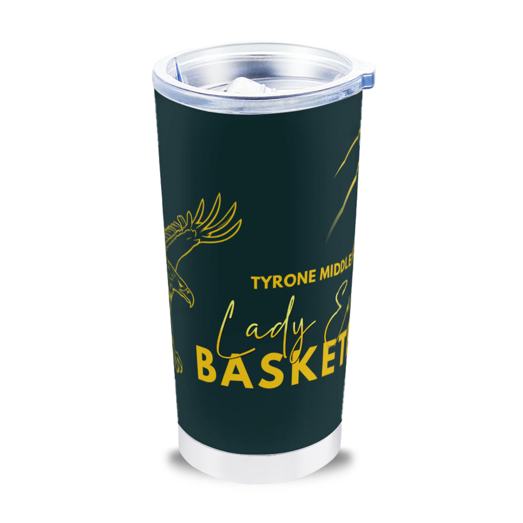 Tyrone Middle Lady B-ball Steel Travel Tumbler