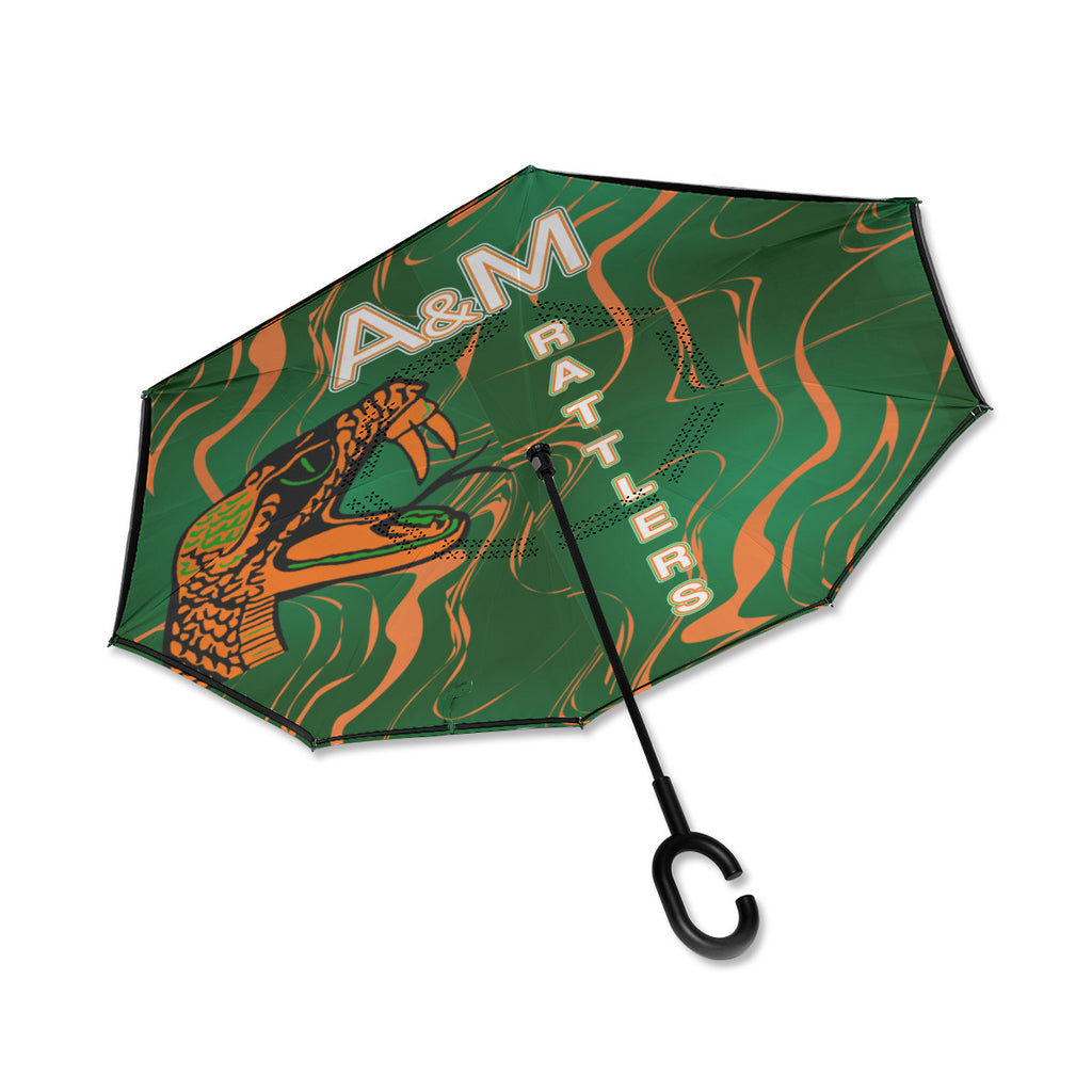 A and M Rattlers Green Umbrella