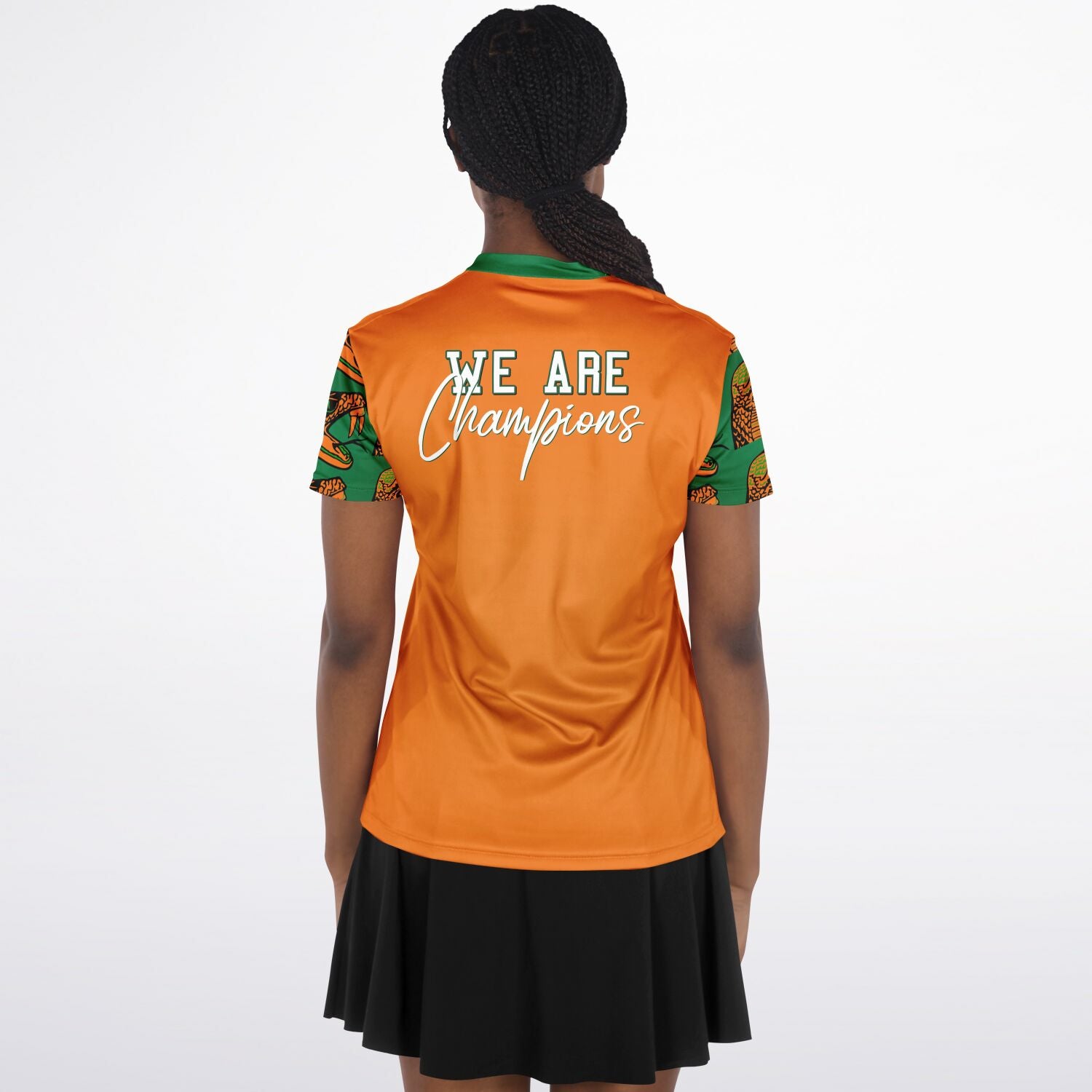 FAMU CHAMPIONS Stand Up Collar Polo Shirt - AOP