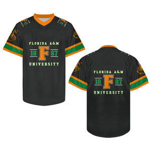 FAMU Black V-neck Rattler Jersey