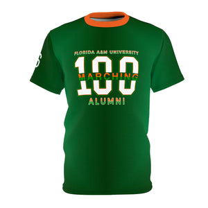 FAMU M100 Green Alumni Unisex AOP Cut & Sew Tee