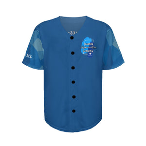 Pastor Appreciation Soft Blue Baseball Jersey