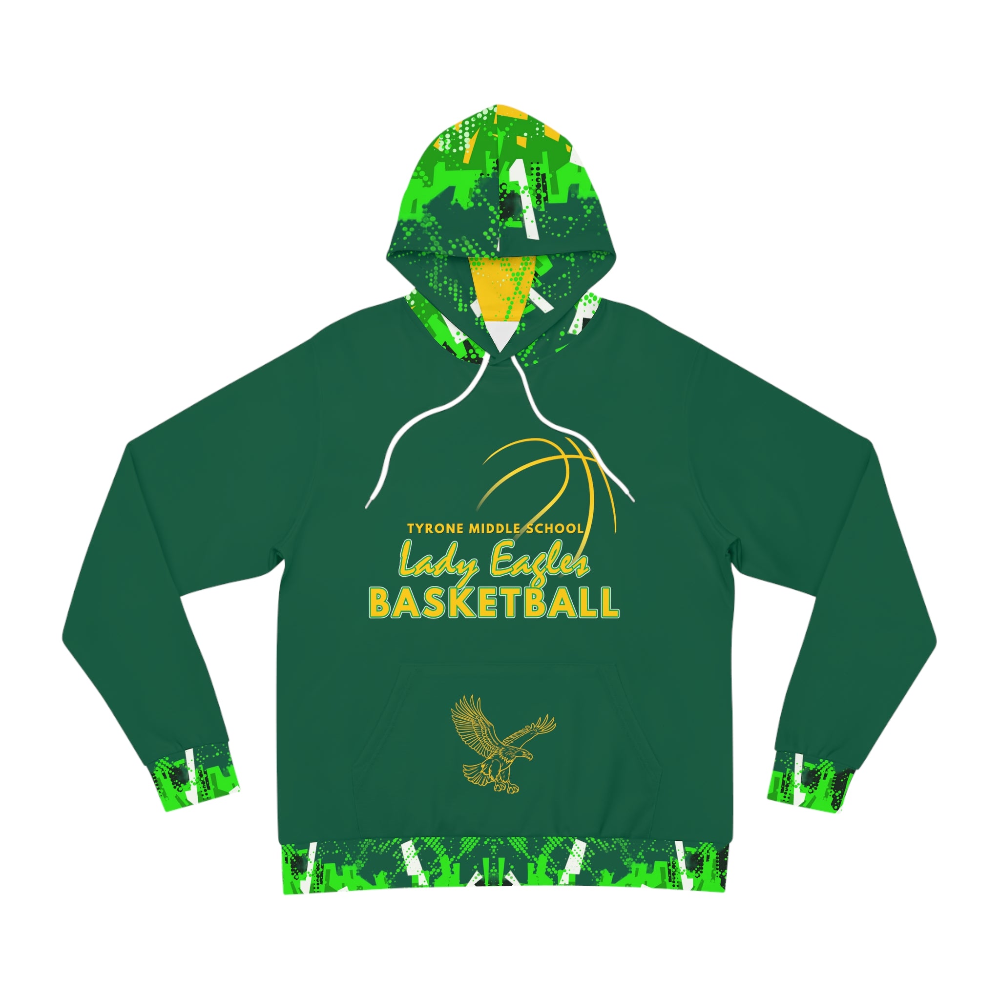 Tyrone Lady's B-Ball Fashion Hoodie (AOP)