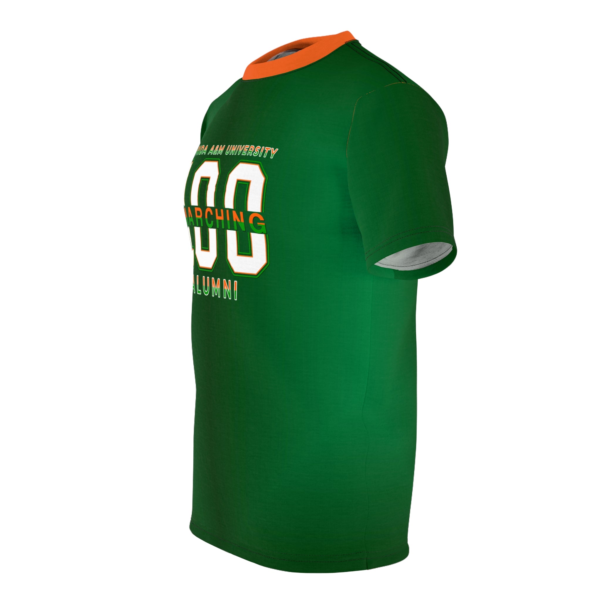 FAMU M100 Green Alumni Unisex AOP Cut & Sew Tee