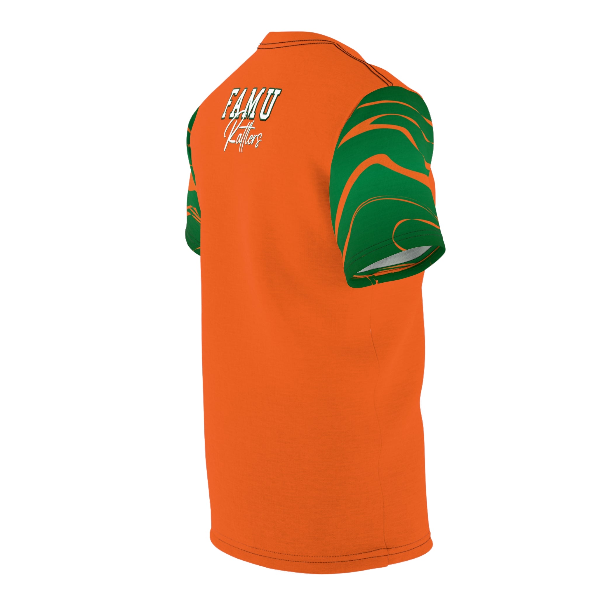 FAMU Proud M100 Mom Unisex Cut & Sew Tee (AOP)