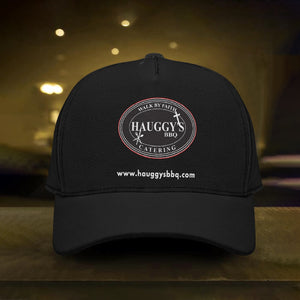 Hauggy's Black Canvas Baseball Caps