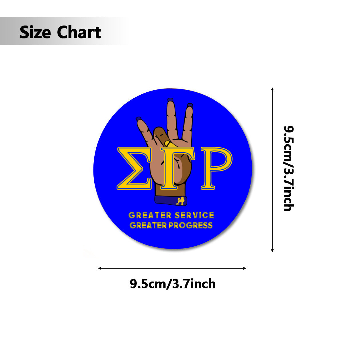 SGRho Royal Blue and Gold Magnets