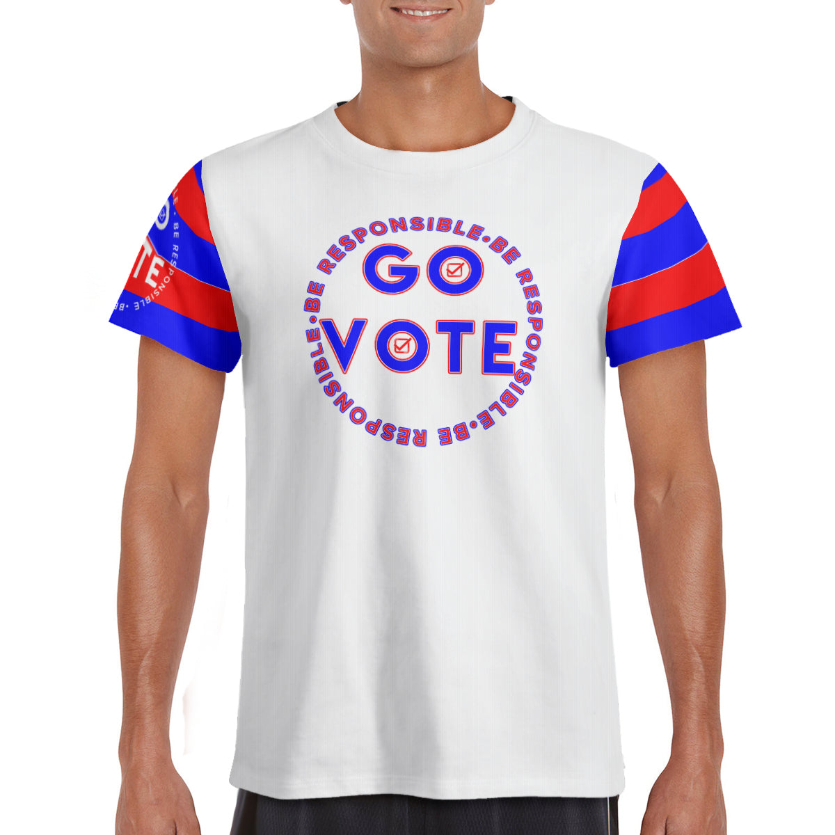 Vote-Be Responsible AOP Shirt