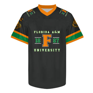 FAMU Black V-neck Rattler Jersey