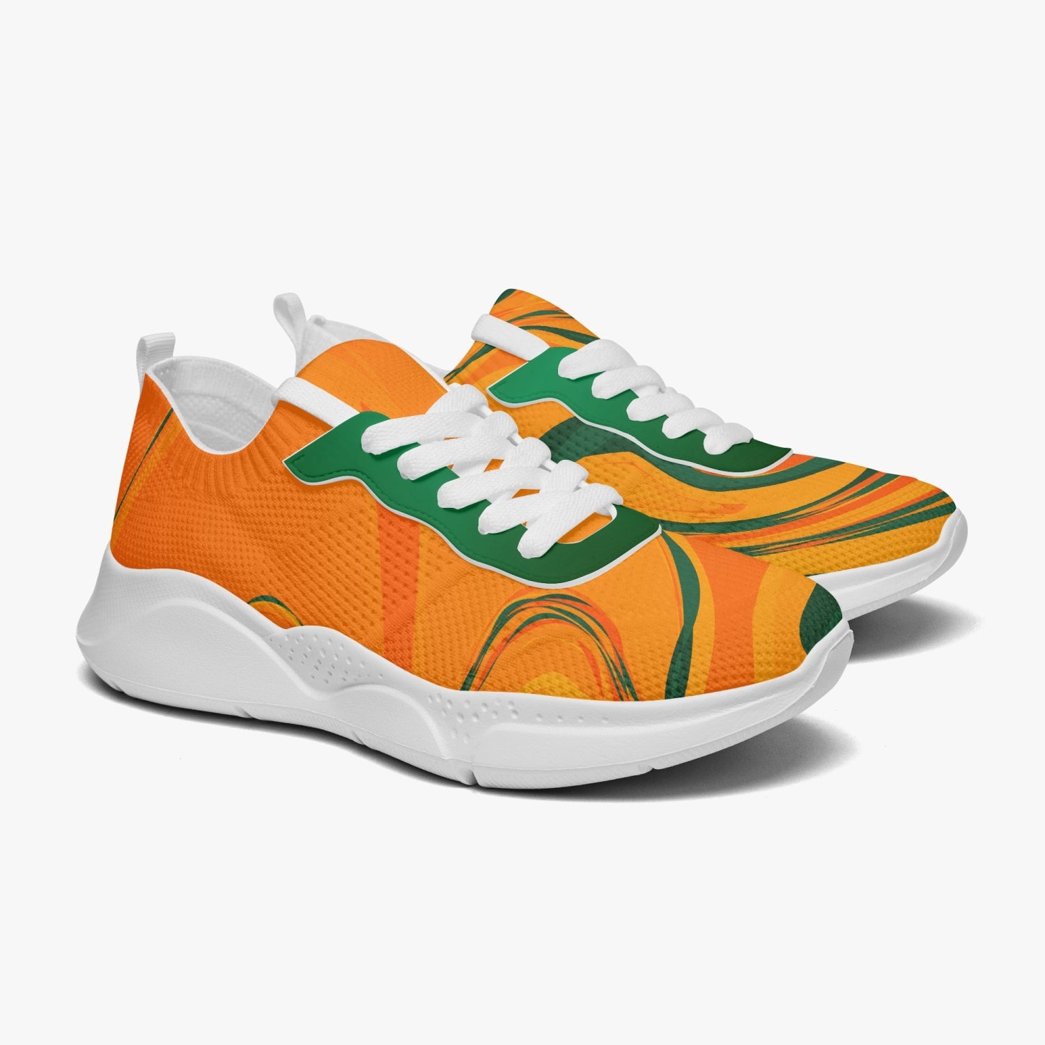 FAMU Orange and Green Women's Running Shoes