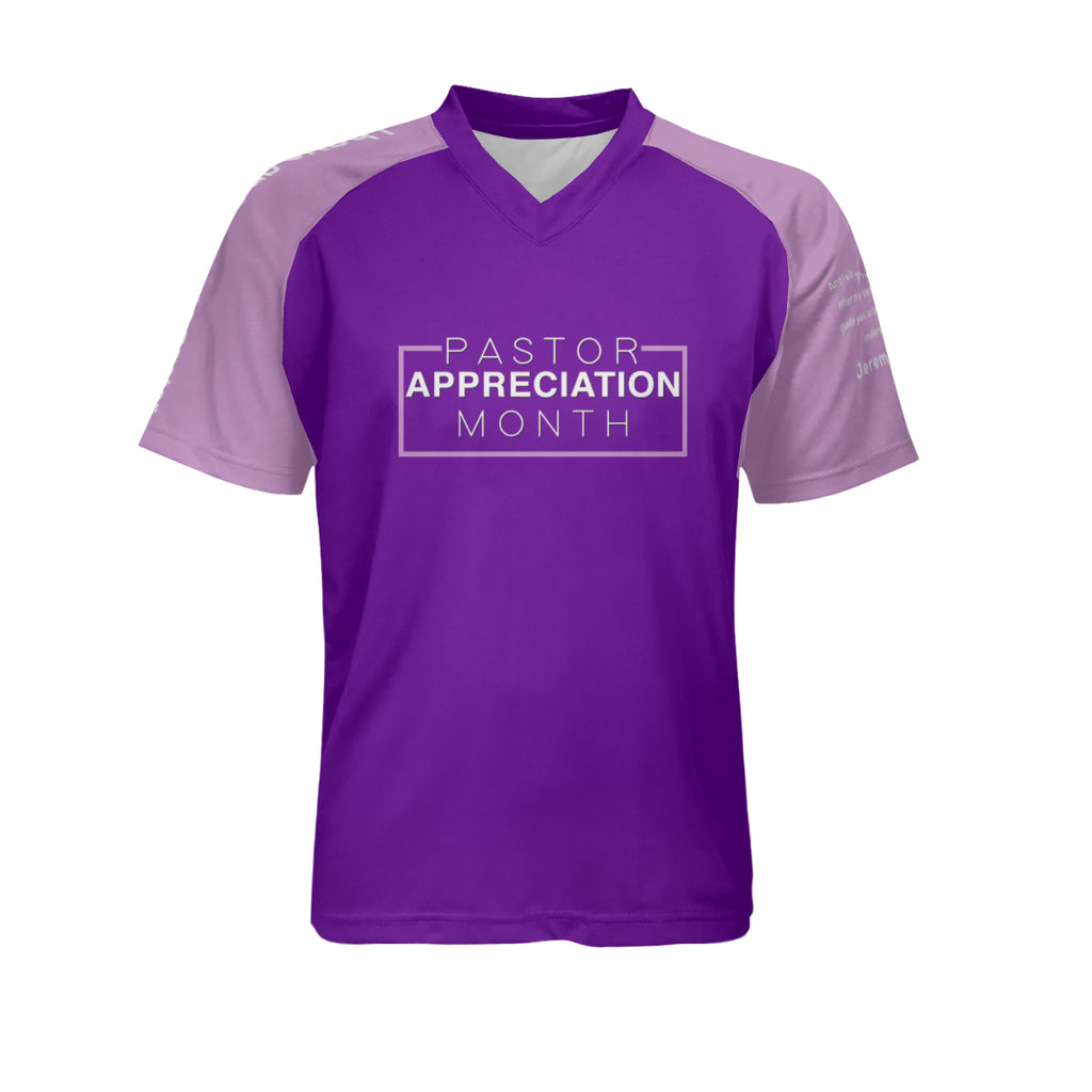 Pastor Appreciation Purple/ Lilac AOP Jersey