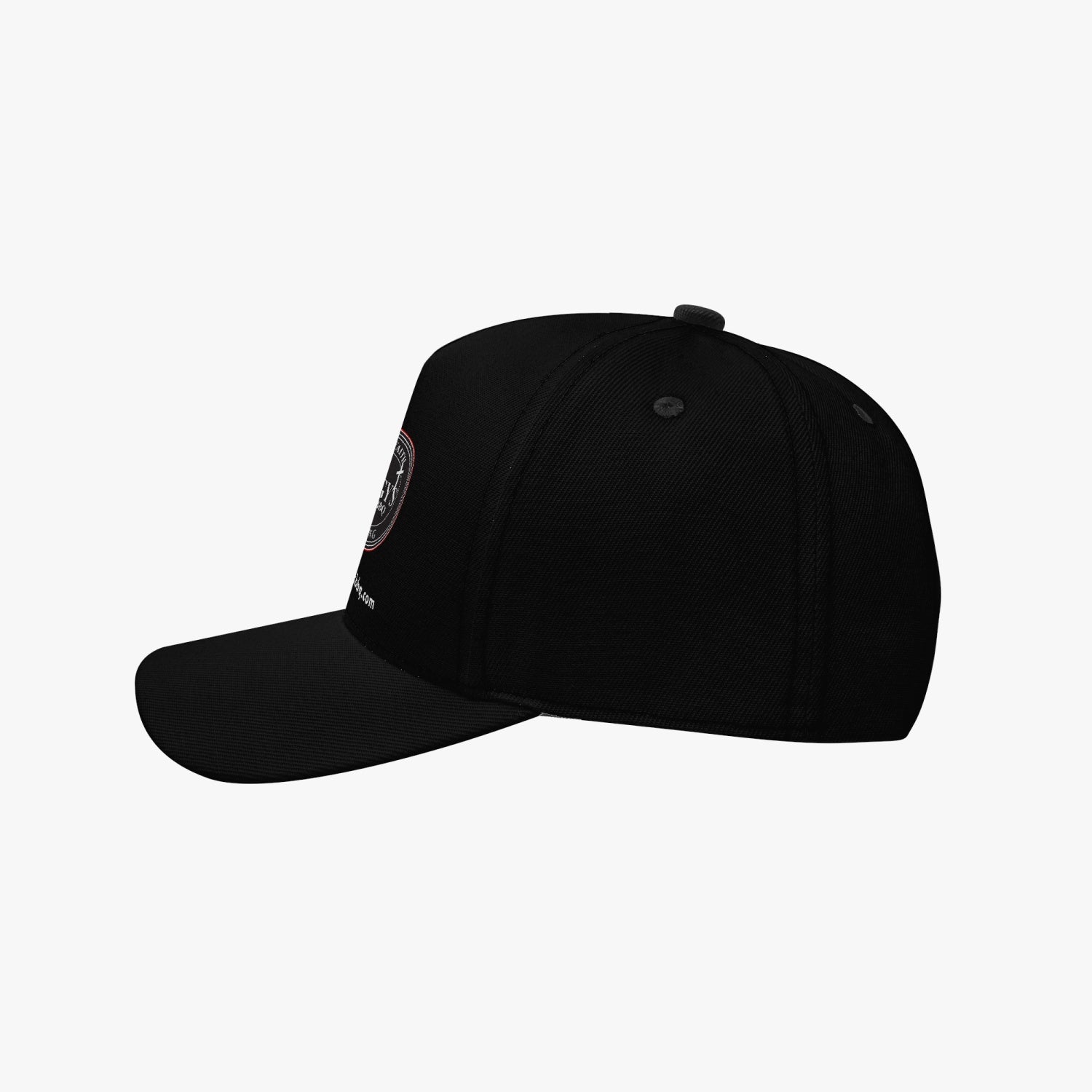 Hauggy's Black Canvas Baseball Caps