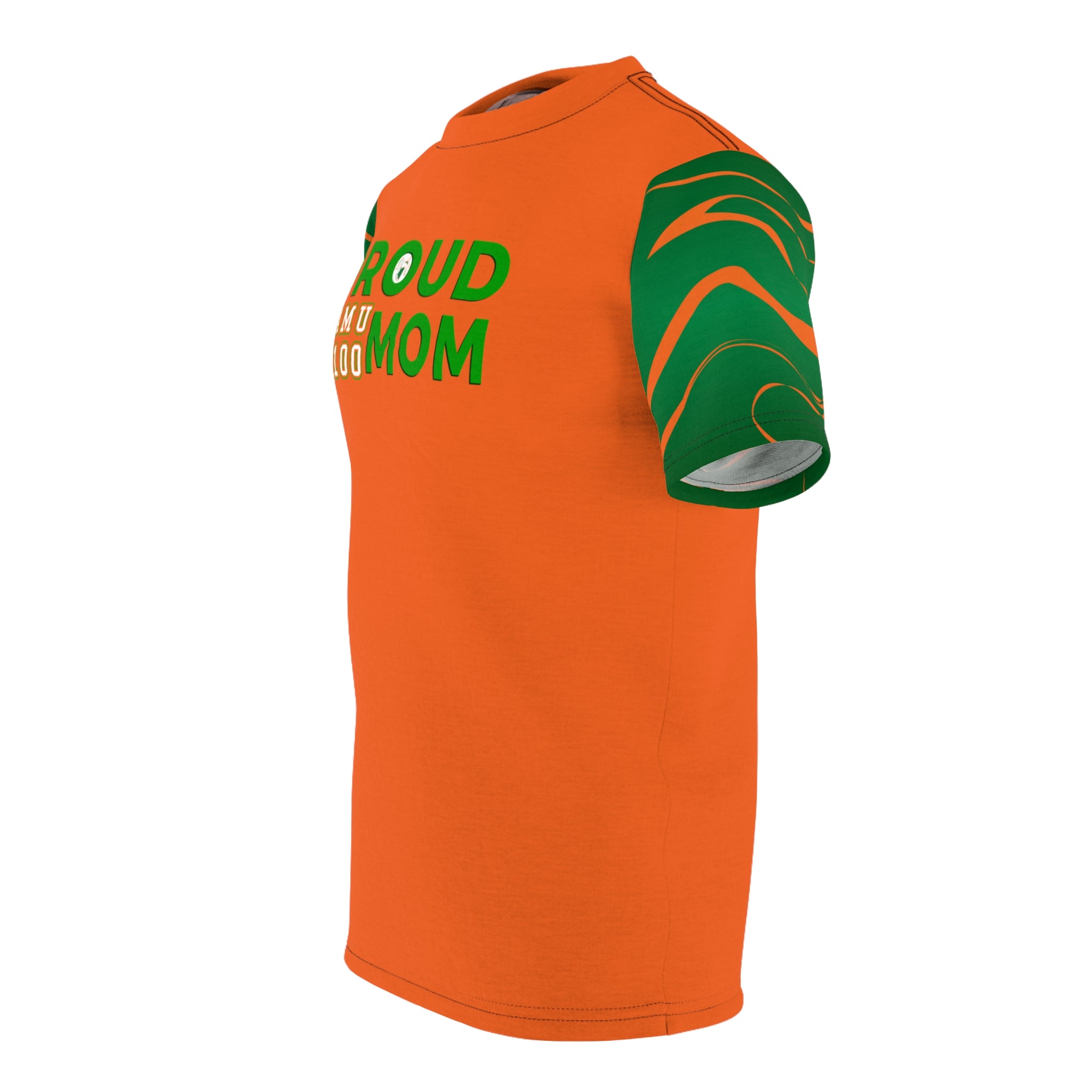 FAMU Proud M100 Mom Unisex Cut & Sew Tee (AOP)