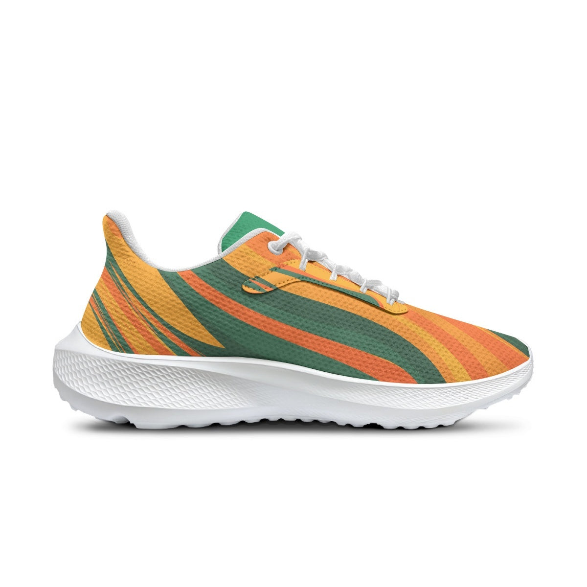 FAMU Orange & Green Waving Running Shoes