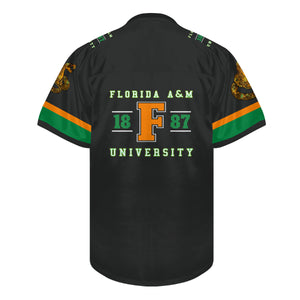 FAMU Black V-neck Rattler Jersey