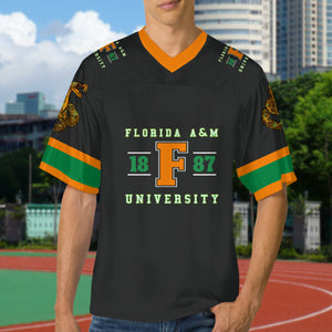 FAMU Black V-neck Rattler Jersey