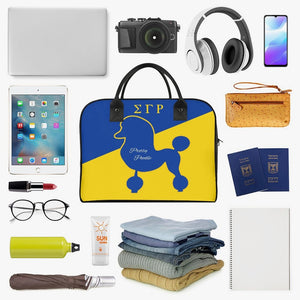 SGRHO  Yellow to Royal Travel Handbag