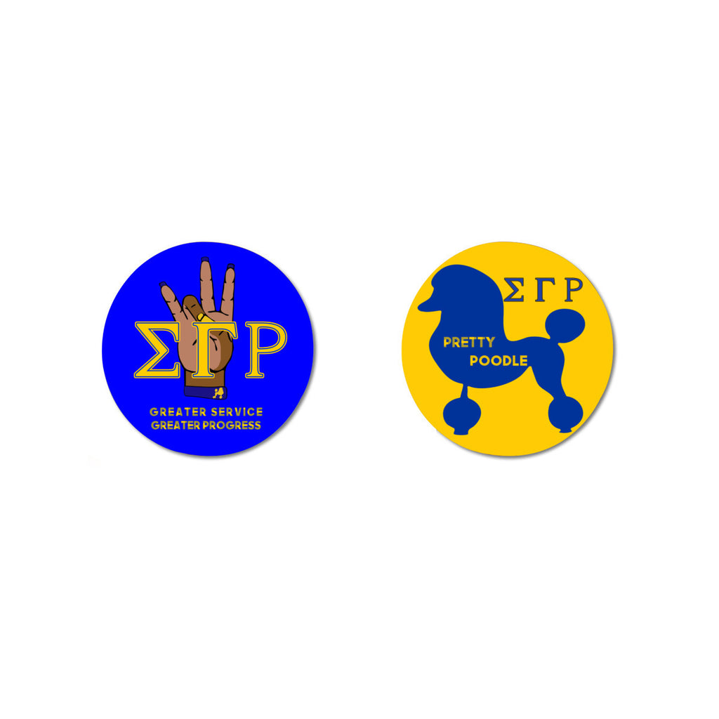 SGRho Royal Blue and Gold Magnets