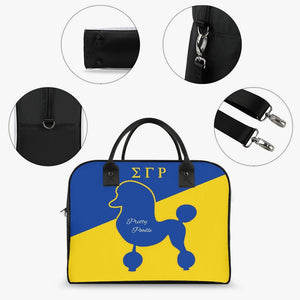 SGRHO  Yellow to Royal Travel Handbag