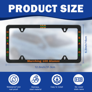 FAMU M100 Hubba Doc License Plate Frame