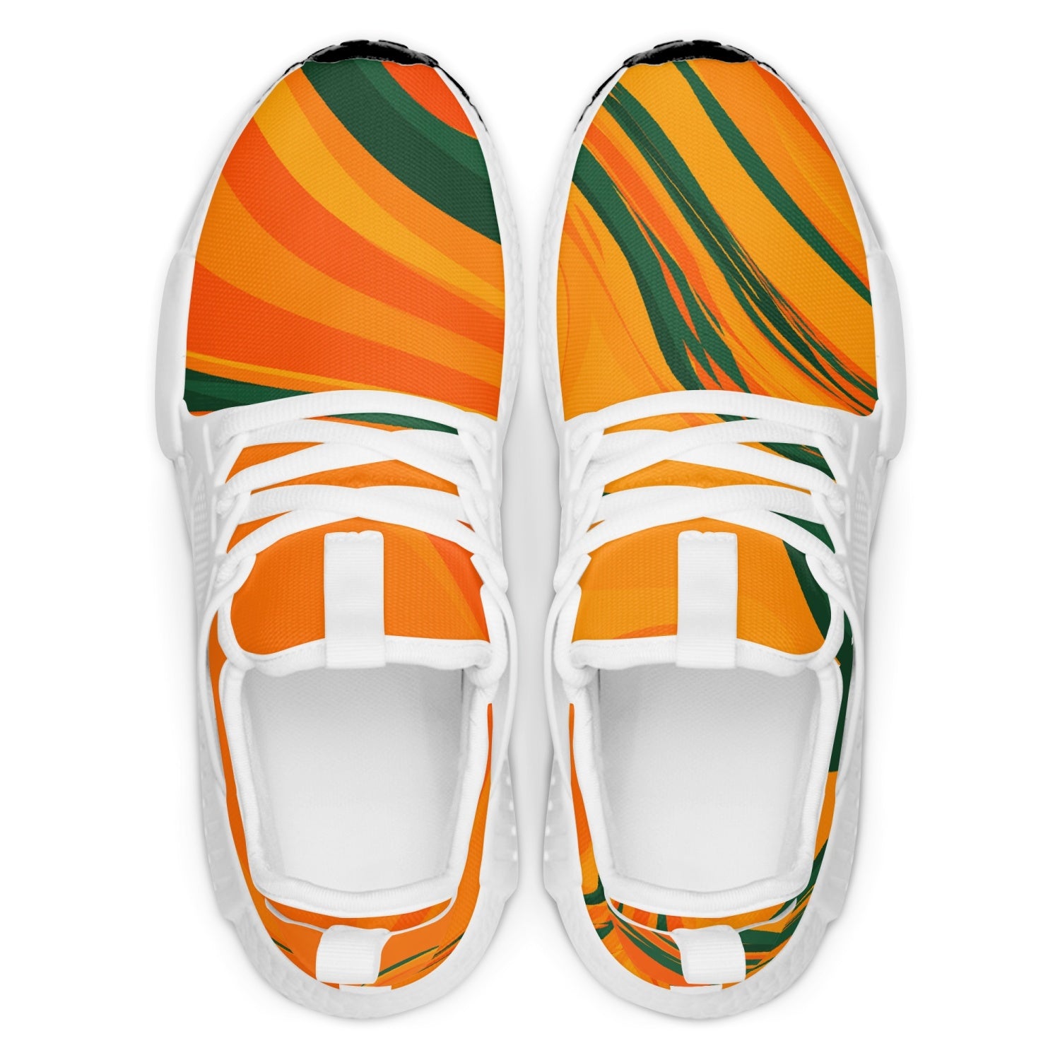 FAMU Orange and Green Athletic Sneakers