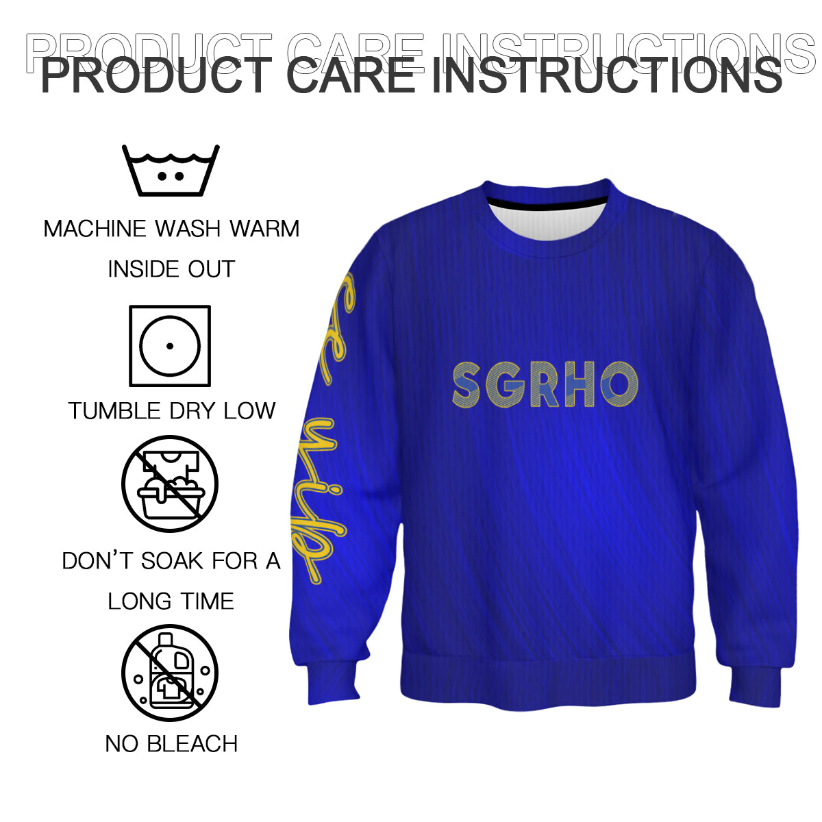 SGRho Royal Blue Sweater