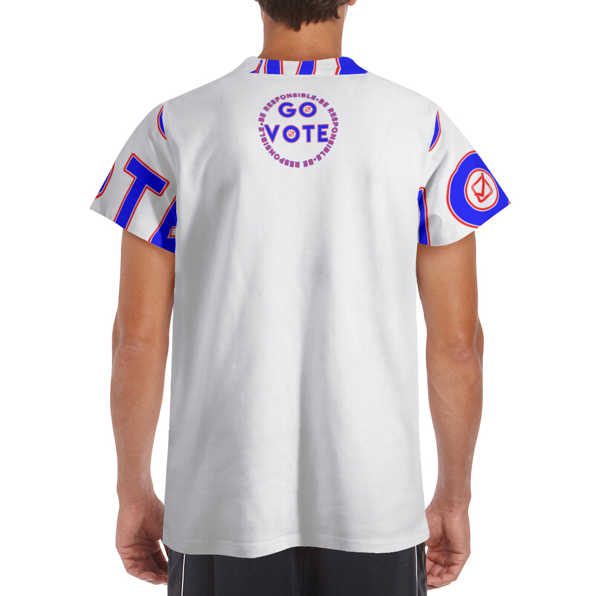 Vote-Be Responsible AOP Shirt 2.0