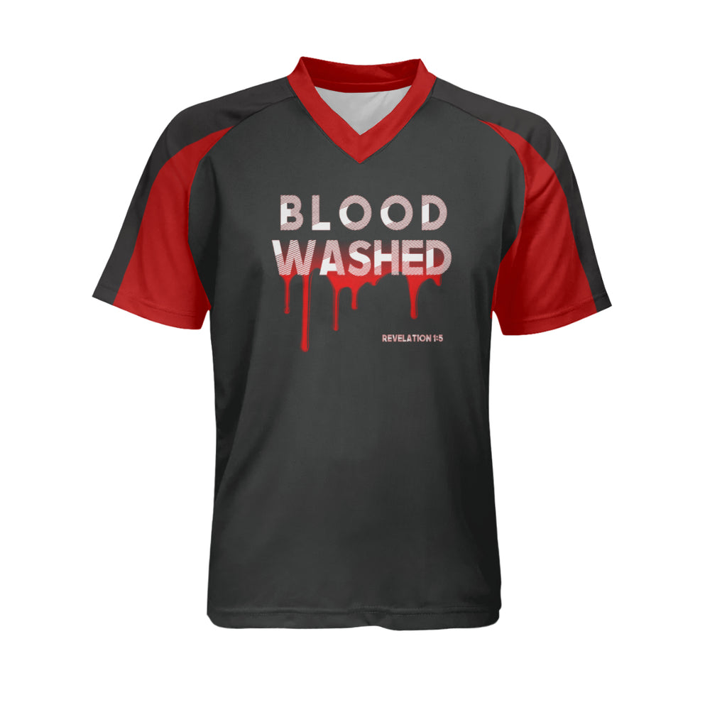 Blood Washed Red -Ash Black Jersey