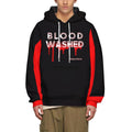 Blood Washed Red and Black Cotton Sweatshirt