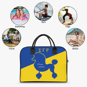 SGRHO  Yellow to Royal Travel Handbag