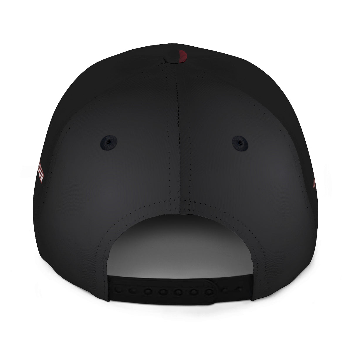 Hauggy's BBQ Red and Black Poly Cap