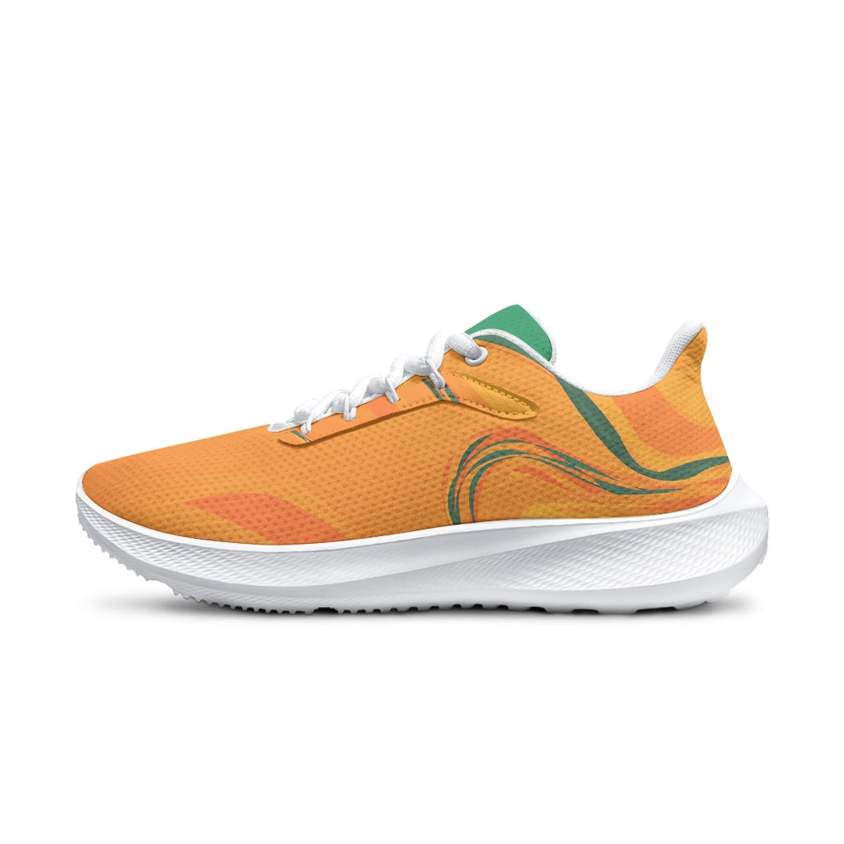 FAMU Orange & Green Waving Running Shoes