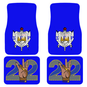 SGRho Royal Blue Front/ Rear Car Mats