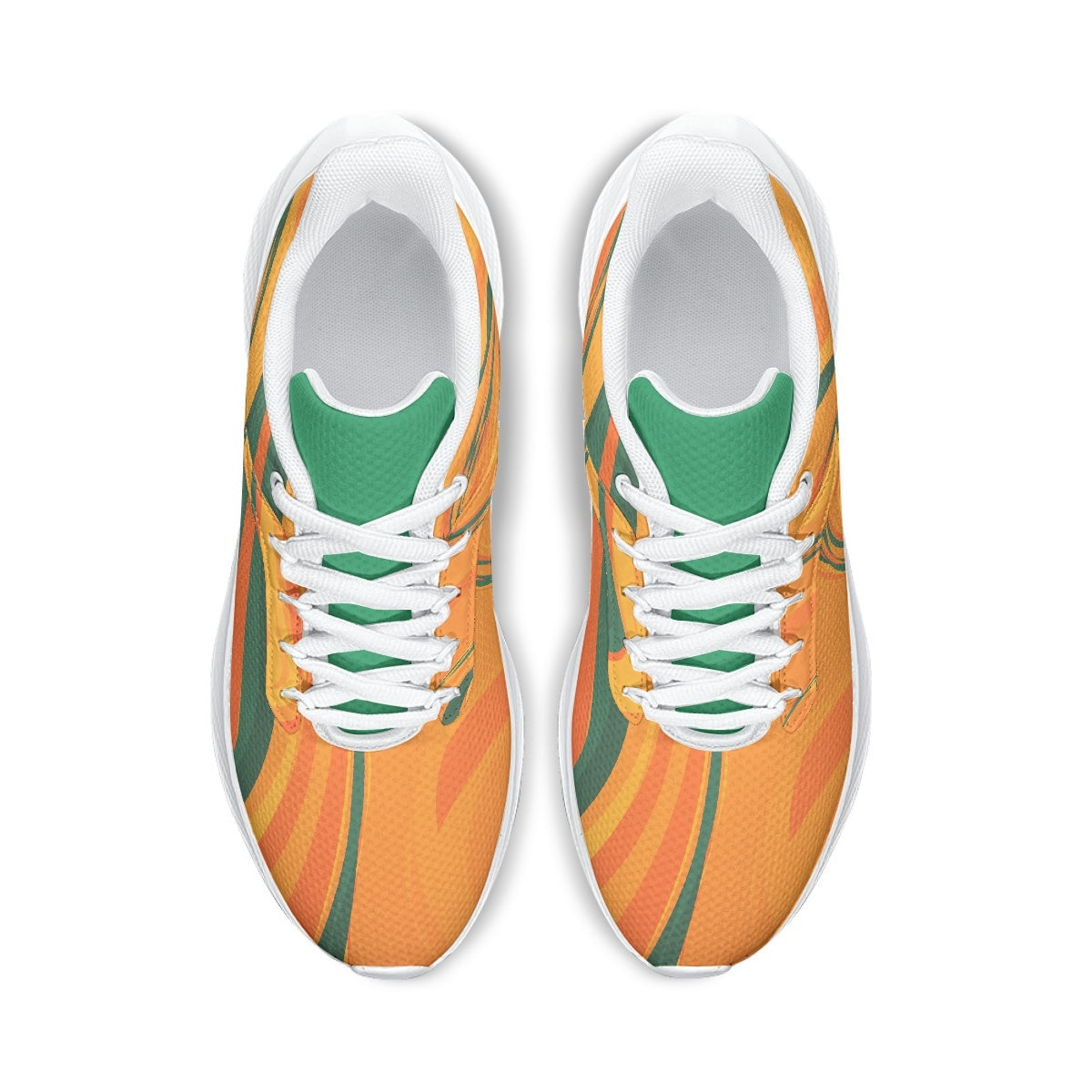 FAMU Orange & Green Waving Running Shoes