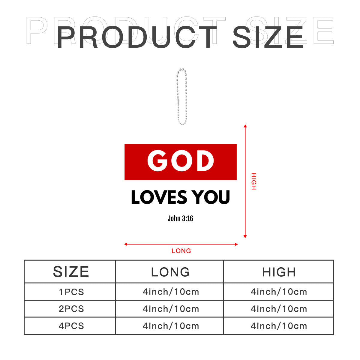 CWorks God Loves You Hangable Model Board