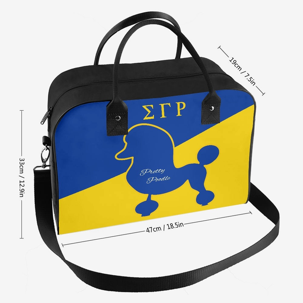 SGRHO  Yellow to Royal Travel Handbag