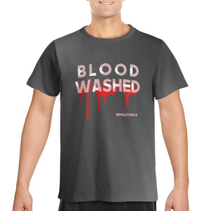 Blood Washed Gray AOP Unisex T-Shirt