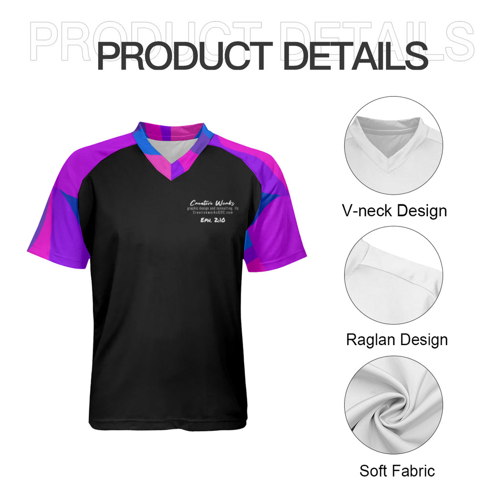 Creative Works Black With Swirl AOP