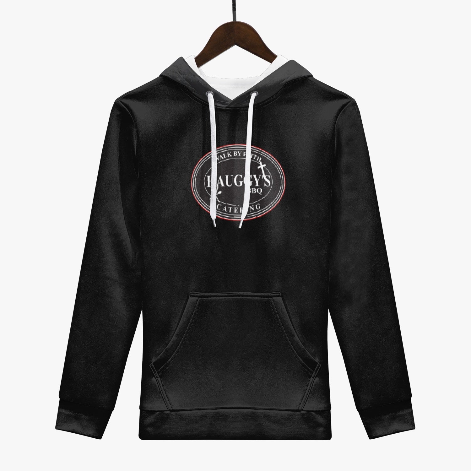 Hauggy's Black Unisex Hoodie