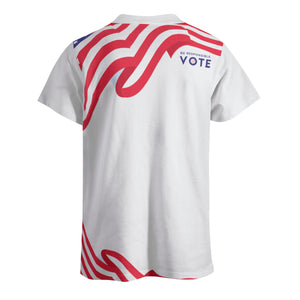 Vote- Be Responsible Flag AOP Shirt