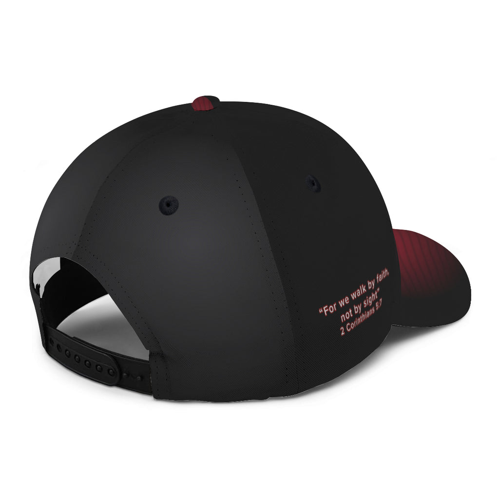 Hauggy's BBQ Red and Black Poly Cap