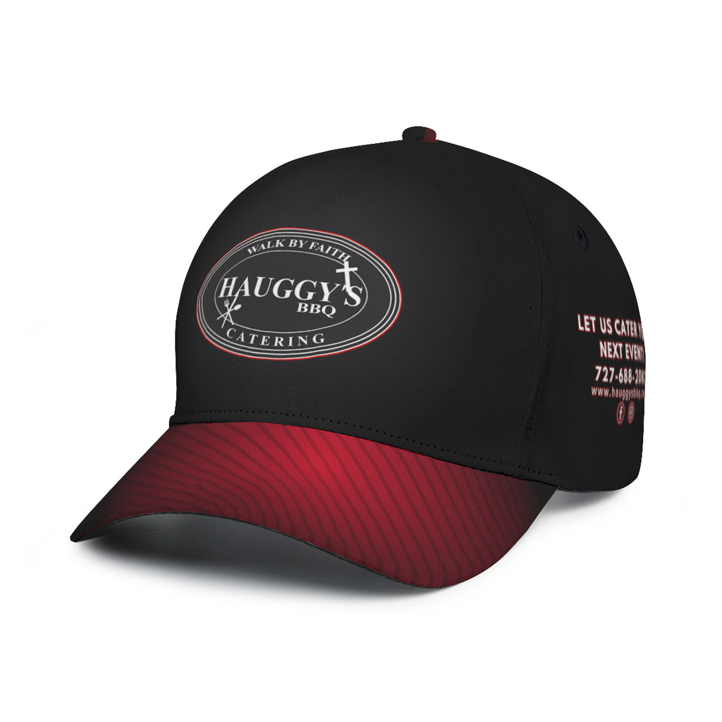 Hauggy's BBQ Red and Black Poly Cap