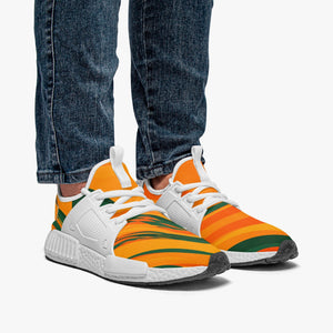 FAMU Orange and Green Athletic Sneakers