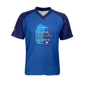 Pastor Appreciation Soft Blue/ Navy Jersey