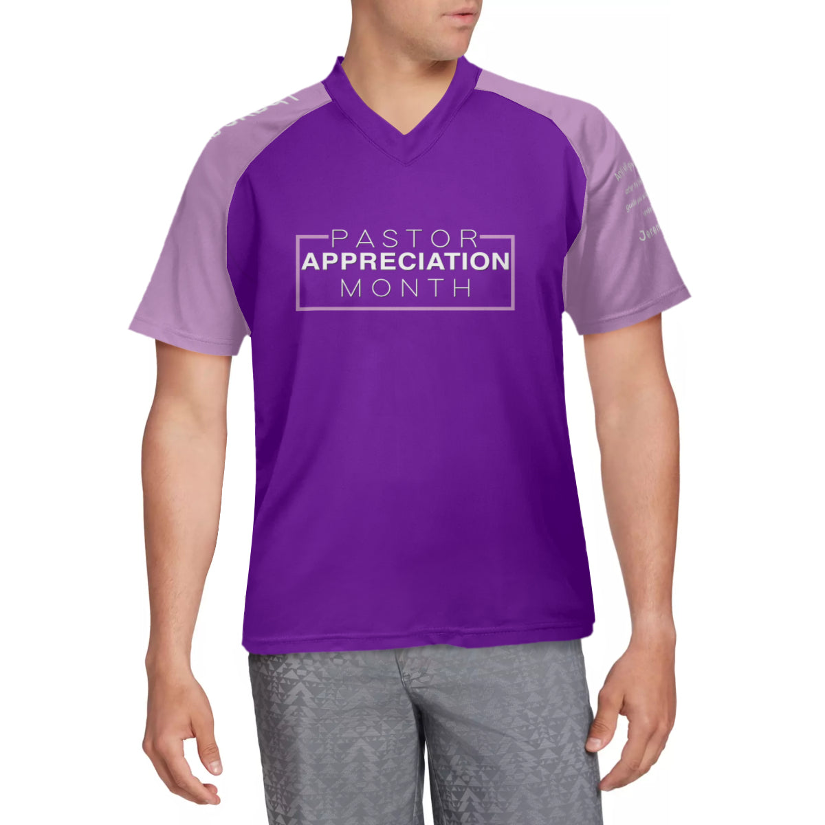 Pastor Appreciation Purple/ Lilac AOP Jersey