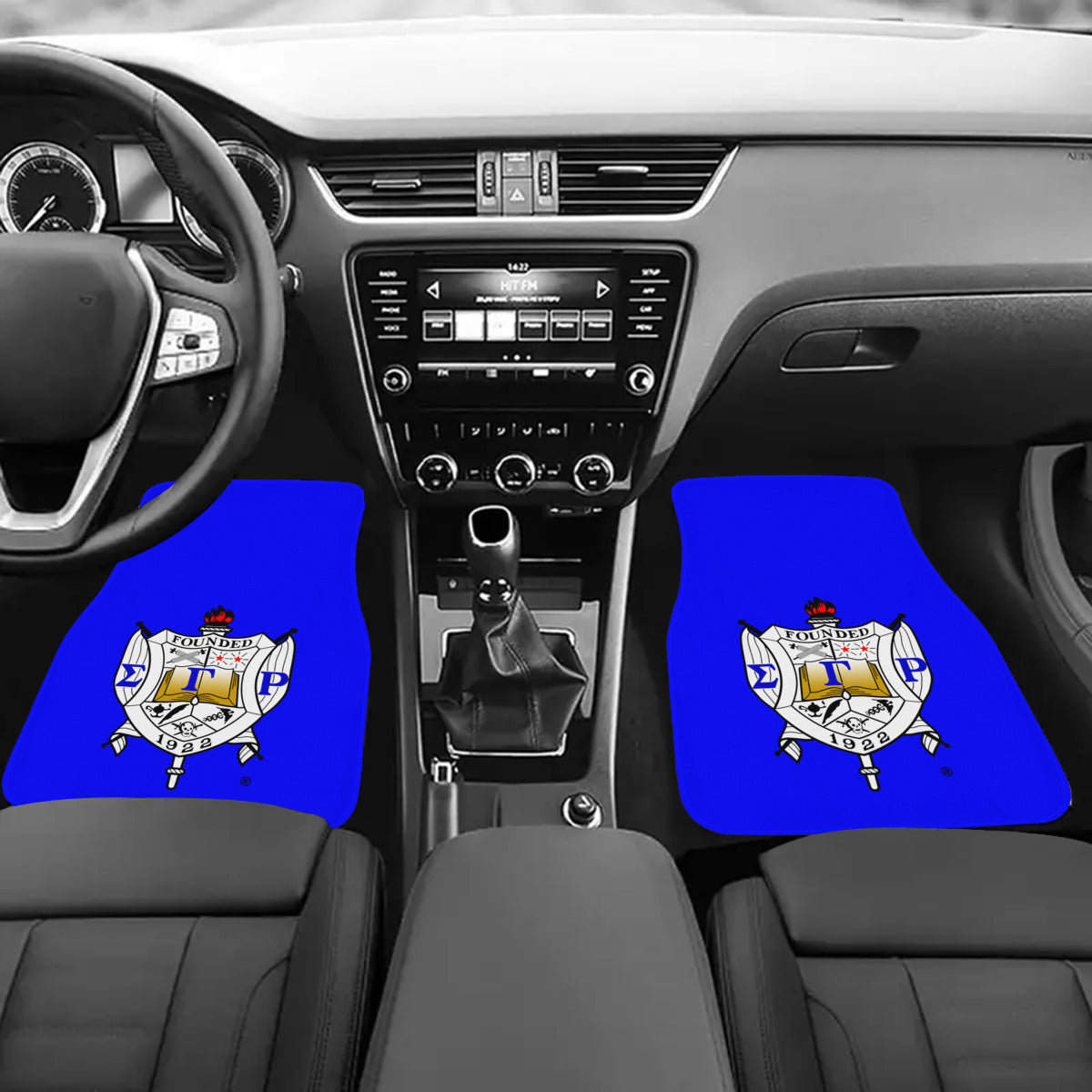 SGRho Royal Blue Front/ Rear Car Mats