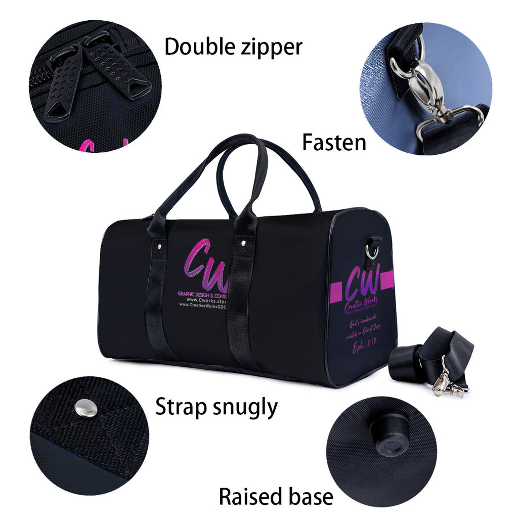 Creative Works Black Poly Travel Bag