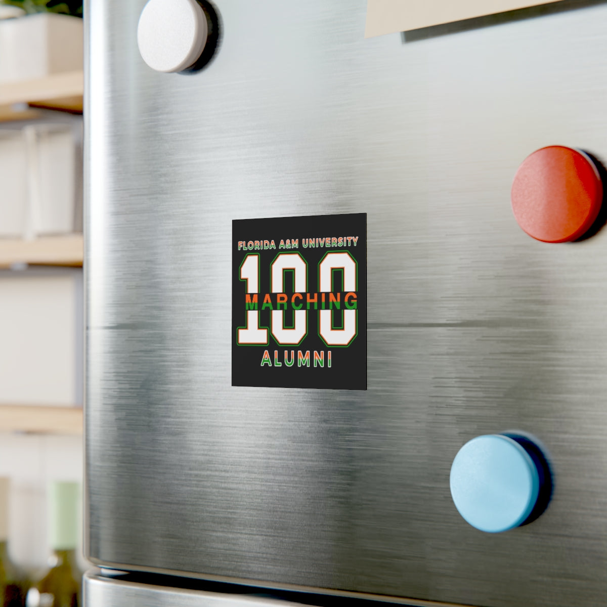 FAMU M100 Alumni Square Magnet