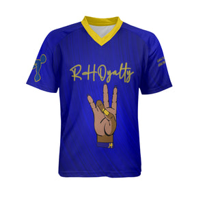 SGRho AOP Rhoyalty V-Neck Poly Shirt